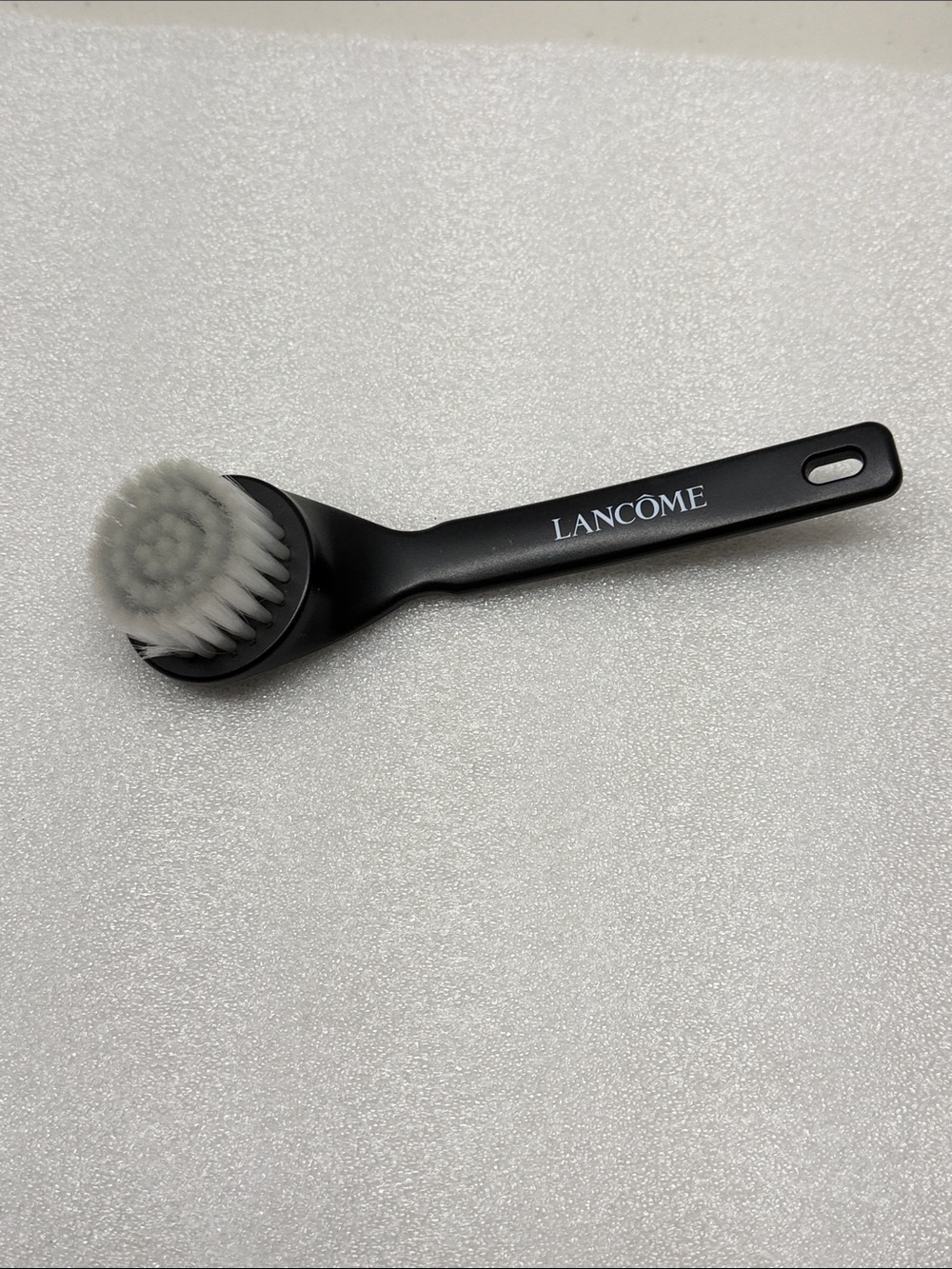 Lancome Black Facial Cleansing Brush with White Bristles. NEW